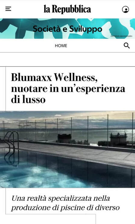 Blumaxx Wellness e le piscine in acciaio inox 316L - LaRepubblica, Roma